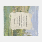 Creëer uw eigen citaat schilderij fleece deken (Voorkant (Horizontaal))