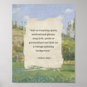 Creëer uw eigen citaat schilderij poster (Voorkant)