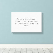 Creëer uw eigen citaatcanvas canvas afdruk (Insitu (Houten vloer))