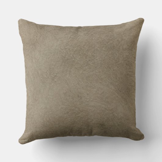 Creëer Uw eigen coffee lederen monogram Kussen (Achterkant)