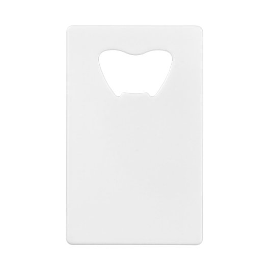 Creëer Uw eigen creditcard Fles Open Kredietkaart Flessenopener (Achterkant)