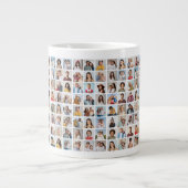 Creëer Uw Eigen Custom 96 Fotocollage Extra Grote Beker (Voorkant)