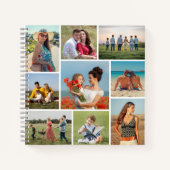 Creëer Uw Eigen Custom 9 Fotocollage Recept Notitieboek (Voorkant)