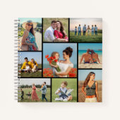 Creëer Uw Eigen Custom 9 Fotocollage Recept Notitieboek (Voorkant)