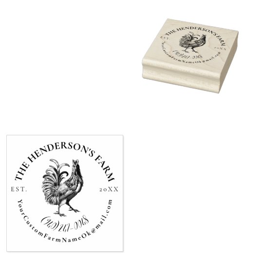 Creëer Uw Eigen Custom Boerderij Egg Carton Rubberstempel (Gestempeld)