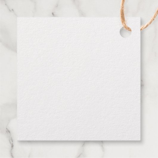 Creëer uw eigen custom design plein bedankjes labels (Achterkant)