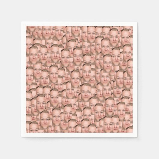 Creëer uw eigen Custom Funny Photo Collage Servet (Voorkant)