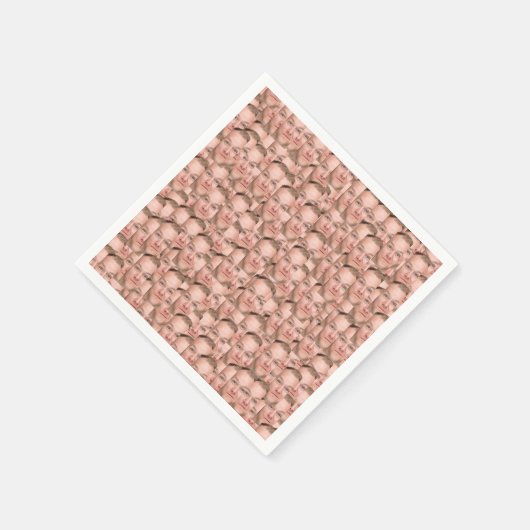 Creëer uw eigen Custom Funny Photo Collage Servet (Hoek)