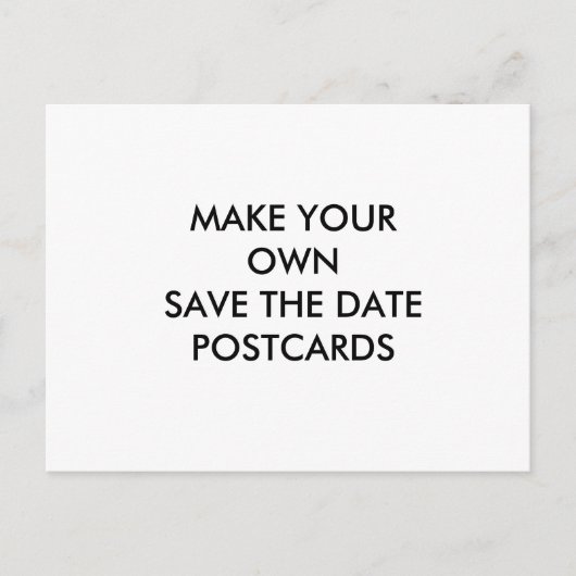 Creëer Uw eigen Custom Save the Date Briefkaart (Voorkant)