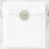 Creëer uw eigen Custom Soy Candle Business Ronde Sticker (Tas)