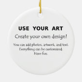 Creëer uw eigen decoraties gebruiken uw kunstfoto' (Achterkant)