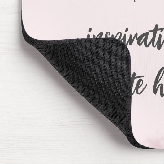 Creëer Uw eigen deegment Motivatie citaat Muismat (Hoek)