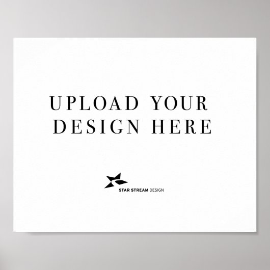Creëer Uw eigen designlandschap Poster (Voorkant)