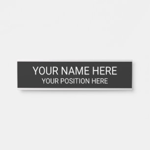 Creëer Uw eigen Deurbordje