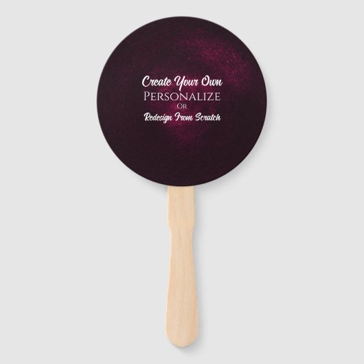 Creëer Uw eigen. Dit aanpassen Handwaaier (Voorkant)