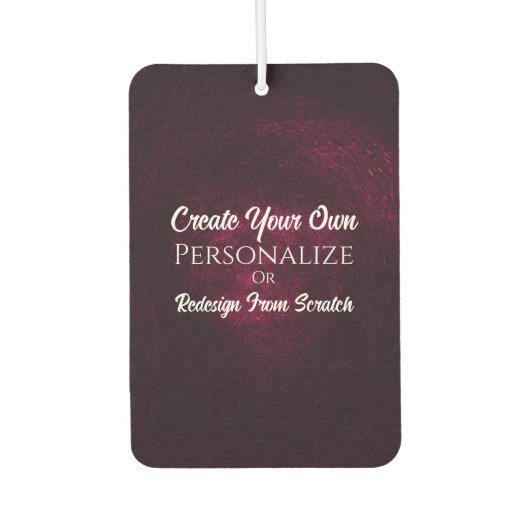 Creëer Uw eigen. Dit aanpassen Luchtverfrisser (Voorkant)