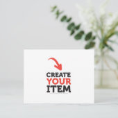 CREËER-UW-EIGEN DIY Aangepast om uw ontwerp te upl Briefkaart (Staand voorkant)