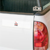 CREËER-UW-EIGEN DIY Aangepast om uw ontwerp te upl Bumpersticker (Op Truck)