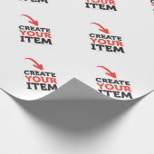 CREËER-UW-EIGEN DIY Aangepast om uw ontwerp te upl Cadeaupapier (Hoek)