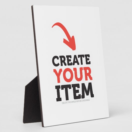 CREËER-UW-EIGEN DIY Aangepast om uw ontwerp te upl Fotoplaat (Zijkant)