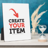 CREËER-UW-EIGEN DIY Aangepast om uw ontwerp te upl Fotoplaat (Zijkant)