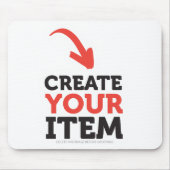 CREËER-UW-EIGEN DIY Aangepast om uw ontwerp te upl Muismat (Voorkant)