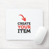 CREËER-UW-EIGEN DIY Aangepast om uw ontwerp te upl Muismat (Met muis)