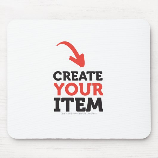 CREËER-UW-EIGEN DIY Aangepast om uw ontwerp te upl Muismat (Voorkant)