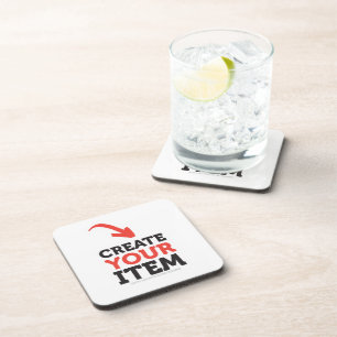 CREËER-UW-EIGEN DIY Aangepast om uw ontwerp te upl Onderzetter