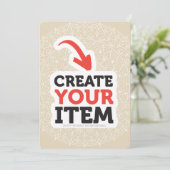CREËER-UW-EIGEN DIY Aangepast om uw ontwerp te upl Programma (Staand voorkant)