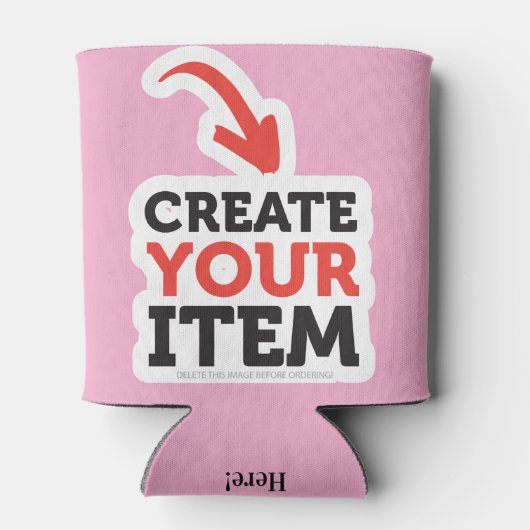 CREËER-UW-EIGEN DIY Aangepaste ontwerpbachelorette Blikjeskoeler (Achterkant)