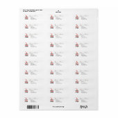 Creëer-uw-eigen DIY-Adresetiketten Editable Custom Etiket (Full Sheet)
