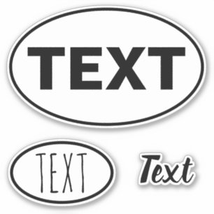 Creëer Uw Eigen DIY Eurostyle Vinyl Sticker Set