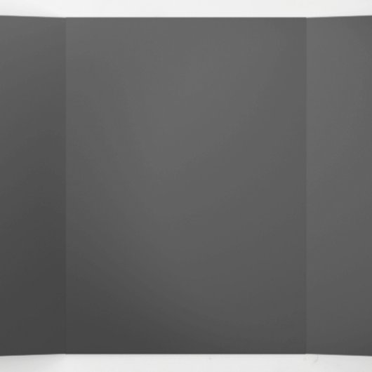 Creëer Uw eigen donkergrijze Custom Design Drieluik Kaart (Binnenkant midden)