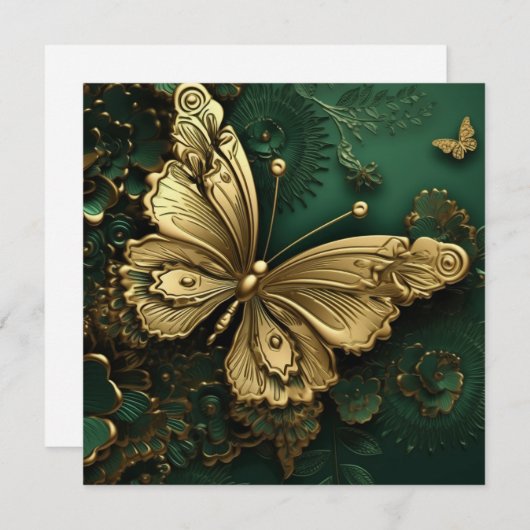 Creëer Uw Eigen Douane Gouden Vlinder (Voorkant / Achterkant)