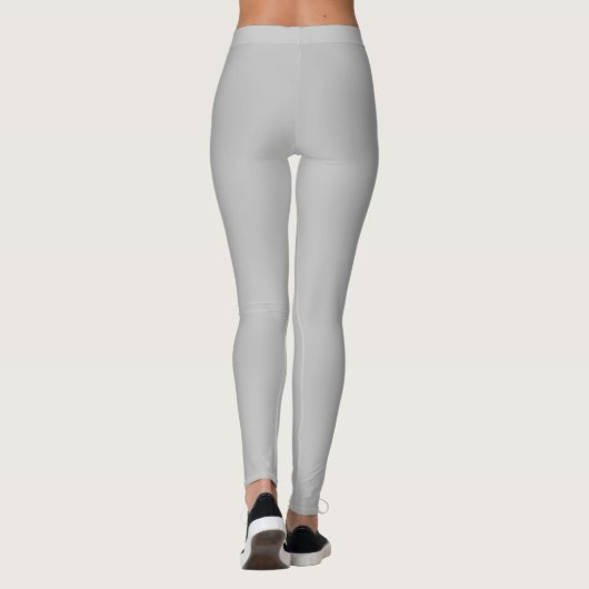 Creëer Uw Eigen Douanegrijs Leggings (Achterkant)