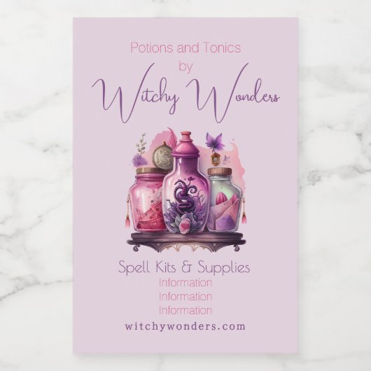 Creëer Uw eigen drankflessen apotheker Voedselcontainer Etiket (Enkel label)