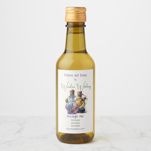 Creëer Uw eigen drankflessen Wijn Etiket (Voorkant)