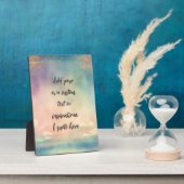 Creëer Uw eigen dromerige oceaan Motivatie citaat Fotoplaat (Zijkant)