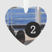 Creëer uw eigen eenvoudige 2 afbeeldingen hartstij ornament (achterkant)