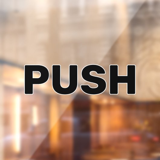 Creëer uw eigen eenvoudige aangepaste duw venster raamsticker (Vel 2)