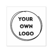 Creëer uw eigen eenvoudige, moderne, aangepaste be zelfinktende stempel (Design)