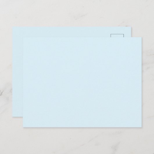 Creëer uw eigen effen kleur glanzend Briefkaart (Voorkant / Achterkant)