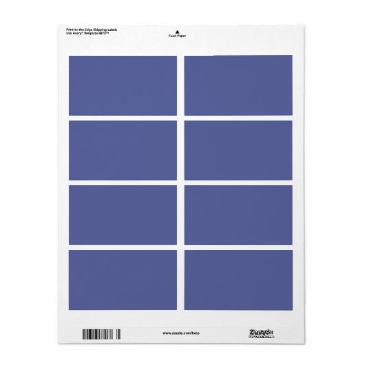 Creëer uw eigen eigen, op maat ontworpen etiket (Full Sheet)