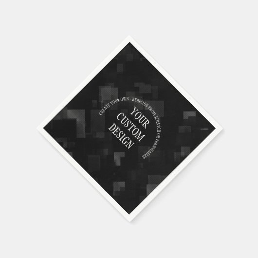 Creëer uw eigen eigen, op maat ontworpen servet (Hoek)