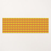 Creëer Uw eigen eigentijdse Edgy Red en Geel Yogamat (Voorkant (horizontaal))