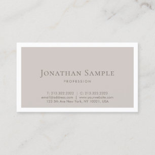 Creëer Uw eigen elegante grafische ontwerp Modern Visitekaartje