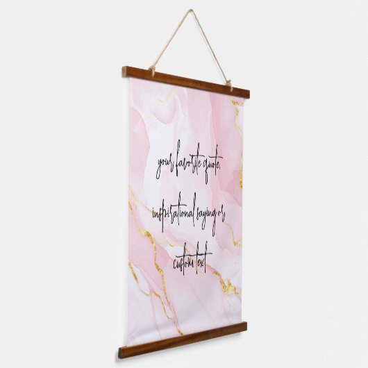 Creëer uw eigen elegante moderne aangepaste offert hangend wandkleed (Gebogen)