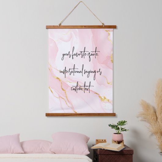 Creëer uw eigen elegante moderne aangepaste offert hangend wandkleed (Slaapkamer)