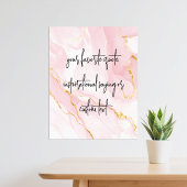 Creëer uw eigen elegante moderne aangepaste offert poster